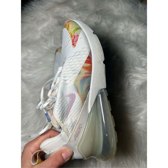 NIKE AIR MAX 270 SNEAKERS FLORAL SUMMIT WHITE ARCTIC PINK  AT6819 100 SZ 9 - Picture 3 of 7